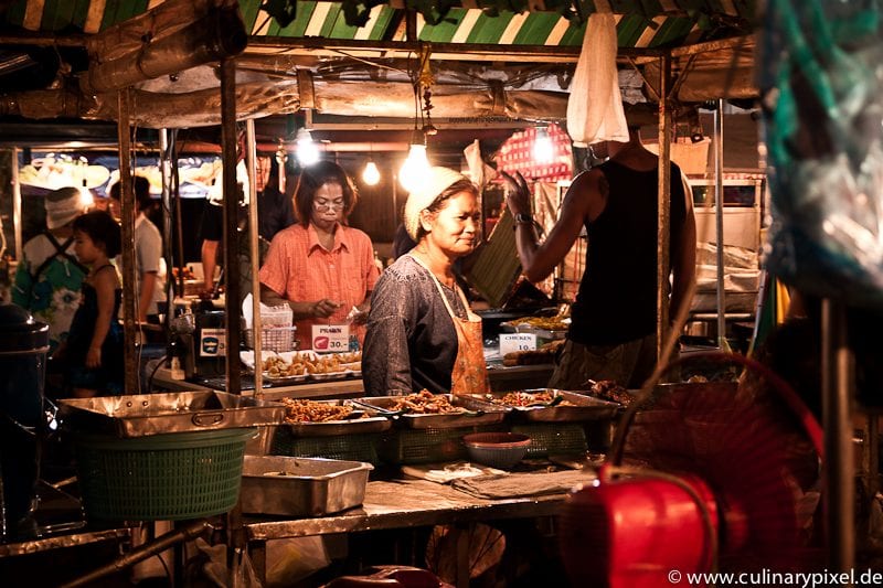 Marktfrau Thong Sala Night Market, Koh Phangan, Thailand