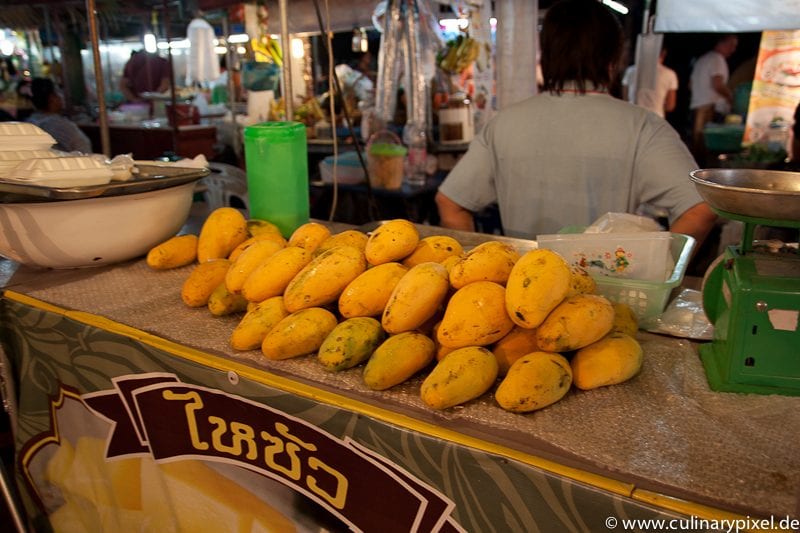 Mangos mit Klebreis Thong Sala Night Market, Koh Phangan, Thailand