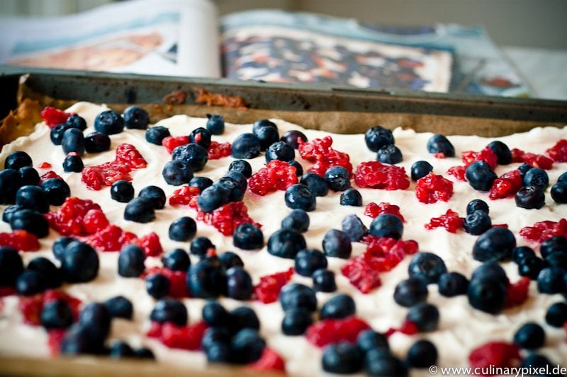 Blaubeertarte angelehnt an Sweet Paul Magazine