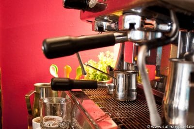 Guter Siebträger-Kaffee im Condesa Gourmet Tacos & Burritos München