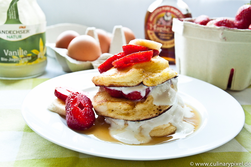 perfektes Frühstück: Pancakes