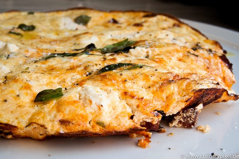 Chorizo Ricotta Spinat Frittata