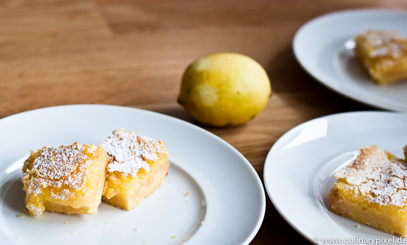 Lemon Bars Rezept saftige Zitronen-Brownies | culinary pixel
