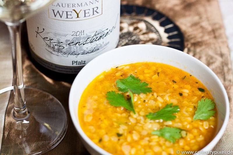 Dal Shorba und Riesling