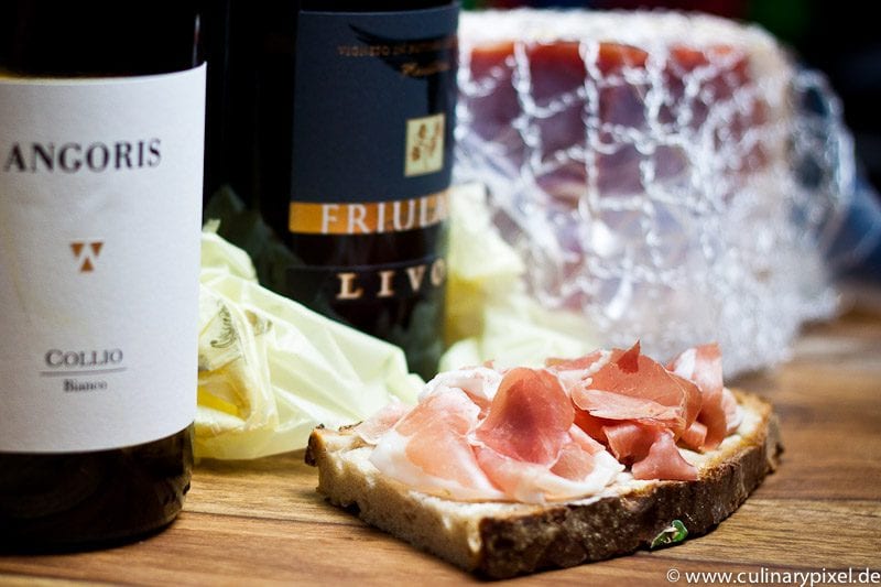 San Daniele Schinken, Weine aus dem Friaul &amp; ein paar Experimente ...