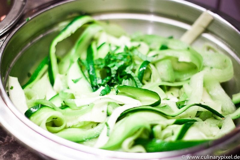 Zucchini Gurken Salat AEG IFA Kochduell