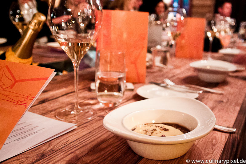 Confiertes Perlhuhn, Veuve Clicquot Rare Vintage