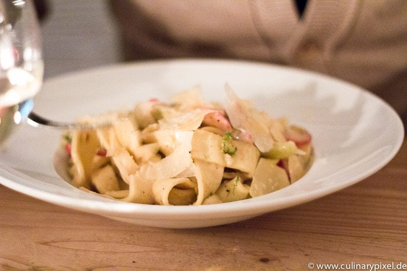 Pasta, Kohlrabi, Ziegenkäse