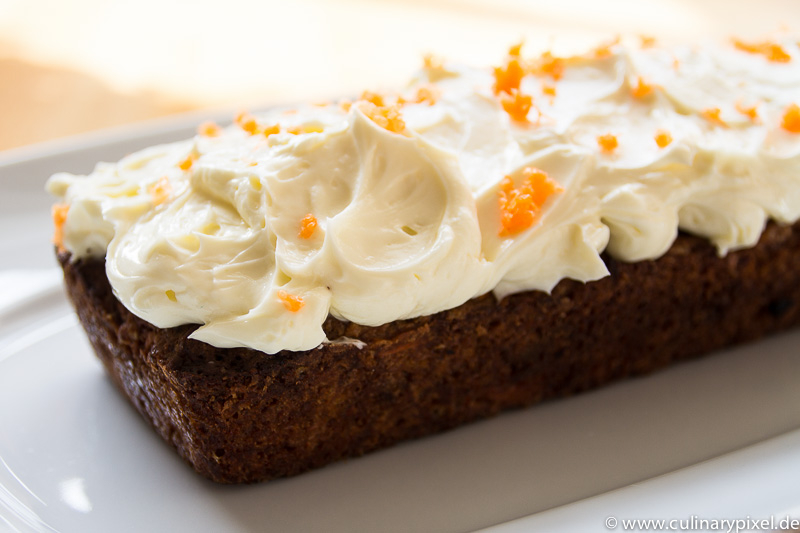 Karottenkuchen mit Frischkäse-Frosting á la Martha Stewart
