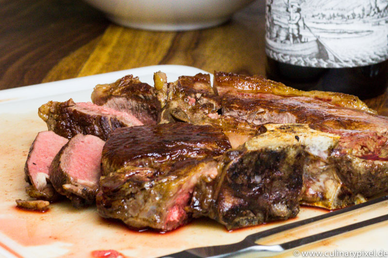 T-Bone Steak vom Irish Beef & Klingenberger Spätburgunder