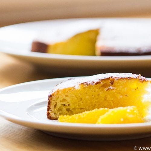 Martha Stewart Orangen-Joghurt-Kuchen mit Orangenfilets