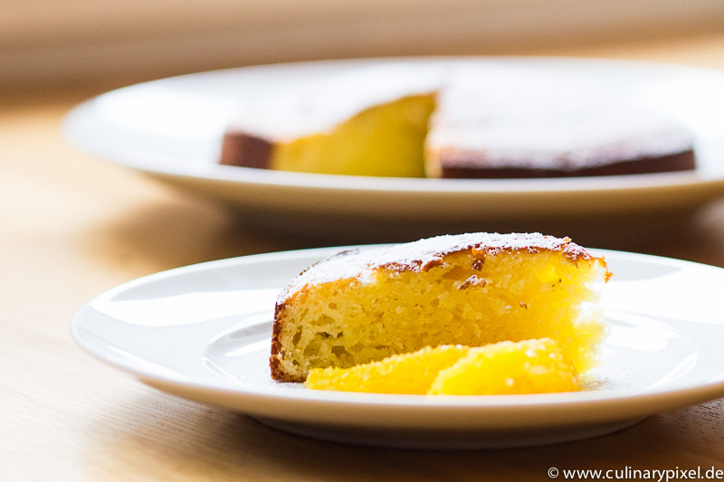 Martha Stewart Orangen-Joghurt-Kuchen mit Orangenfilets