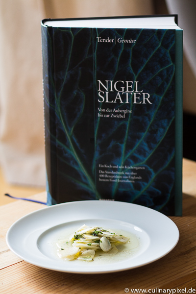 Nigel Slater Tender Gemüse Kochbuch Rezension - Topinambur-Salat
