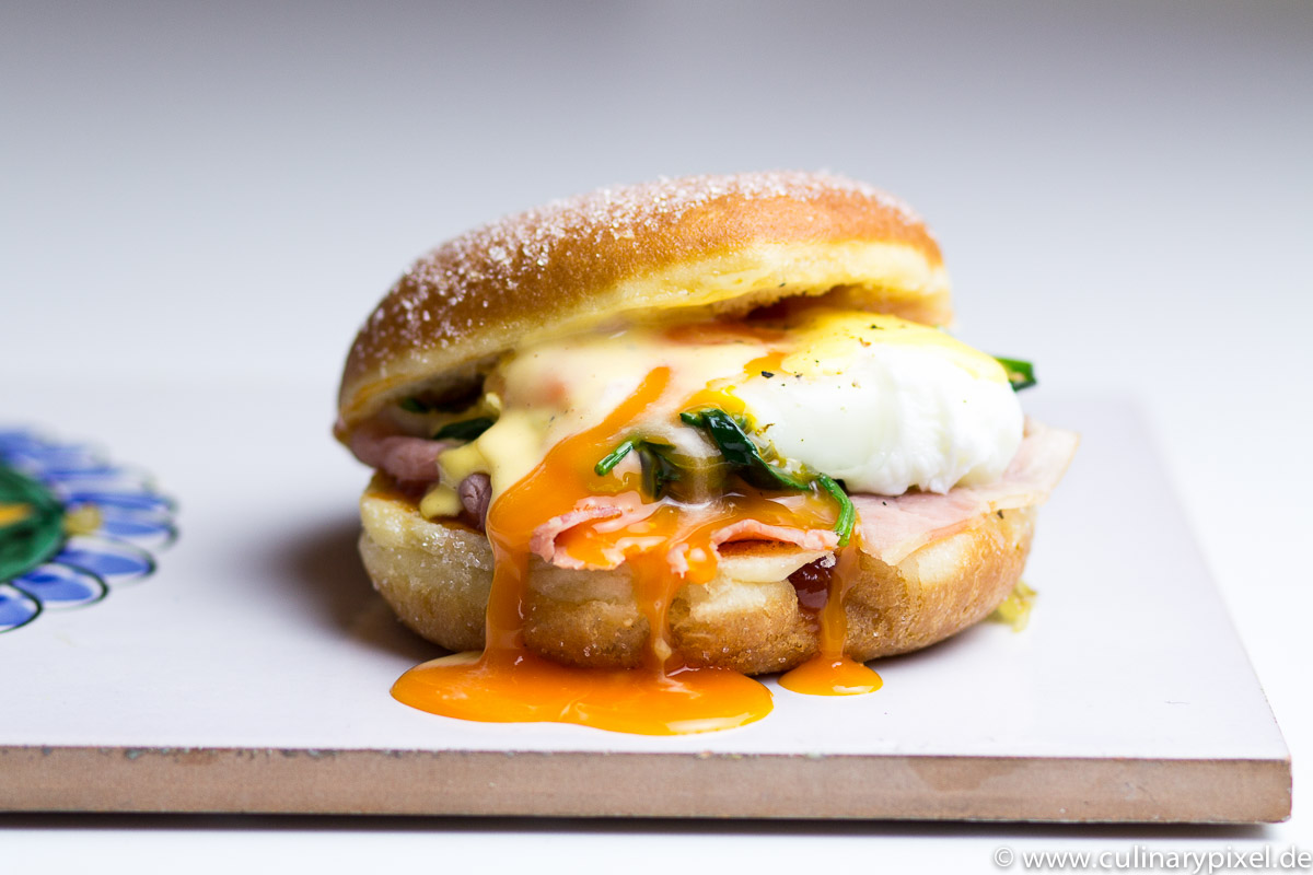 Eggs Benedict Krapfen