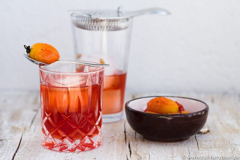 Negroni, geschmorte Tomaten mit Kardamom