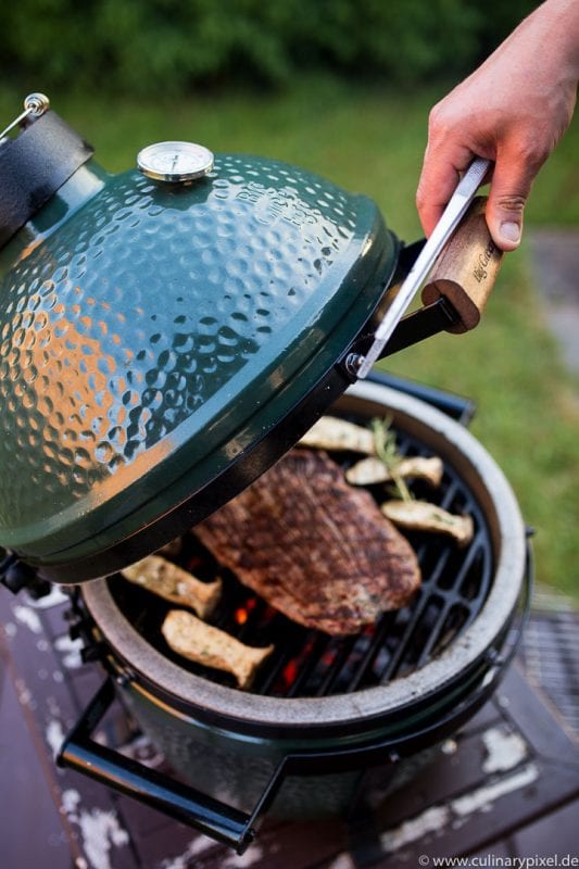 Flank Steak vom Big Green Egg culinary pixel