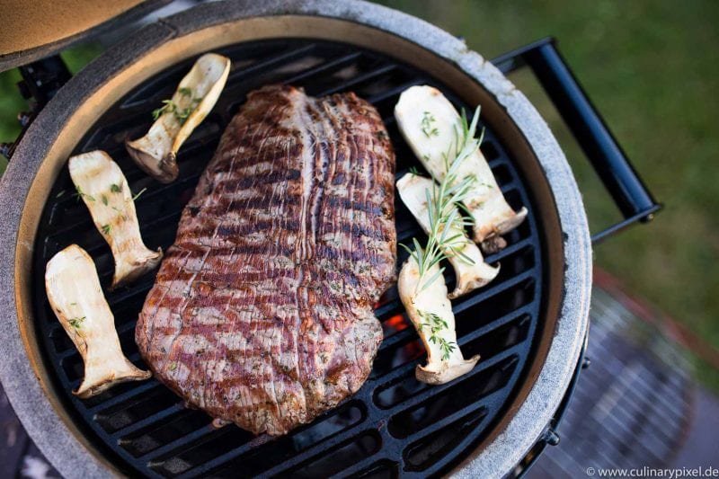 Flank Steak vom Big Green Egg culinary pixel