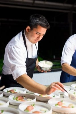 Tohru Nakamura, beim "Garden Table" 2017