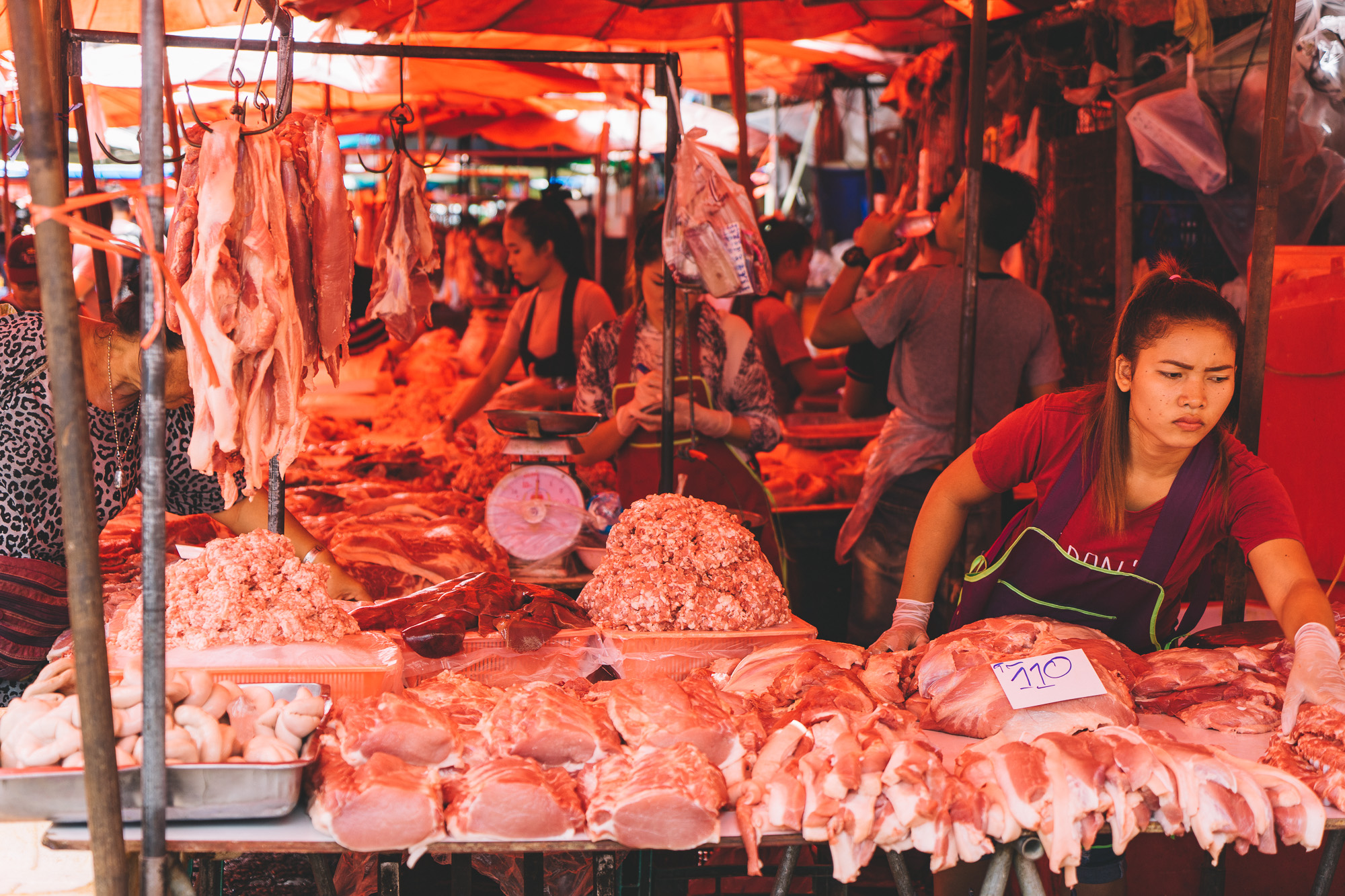 Khlong Toei Market Bangkok Thailand