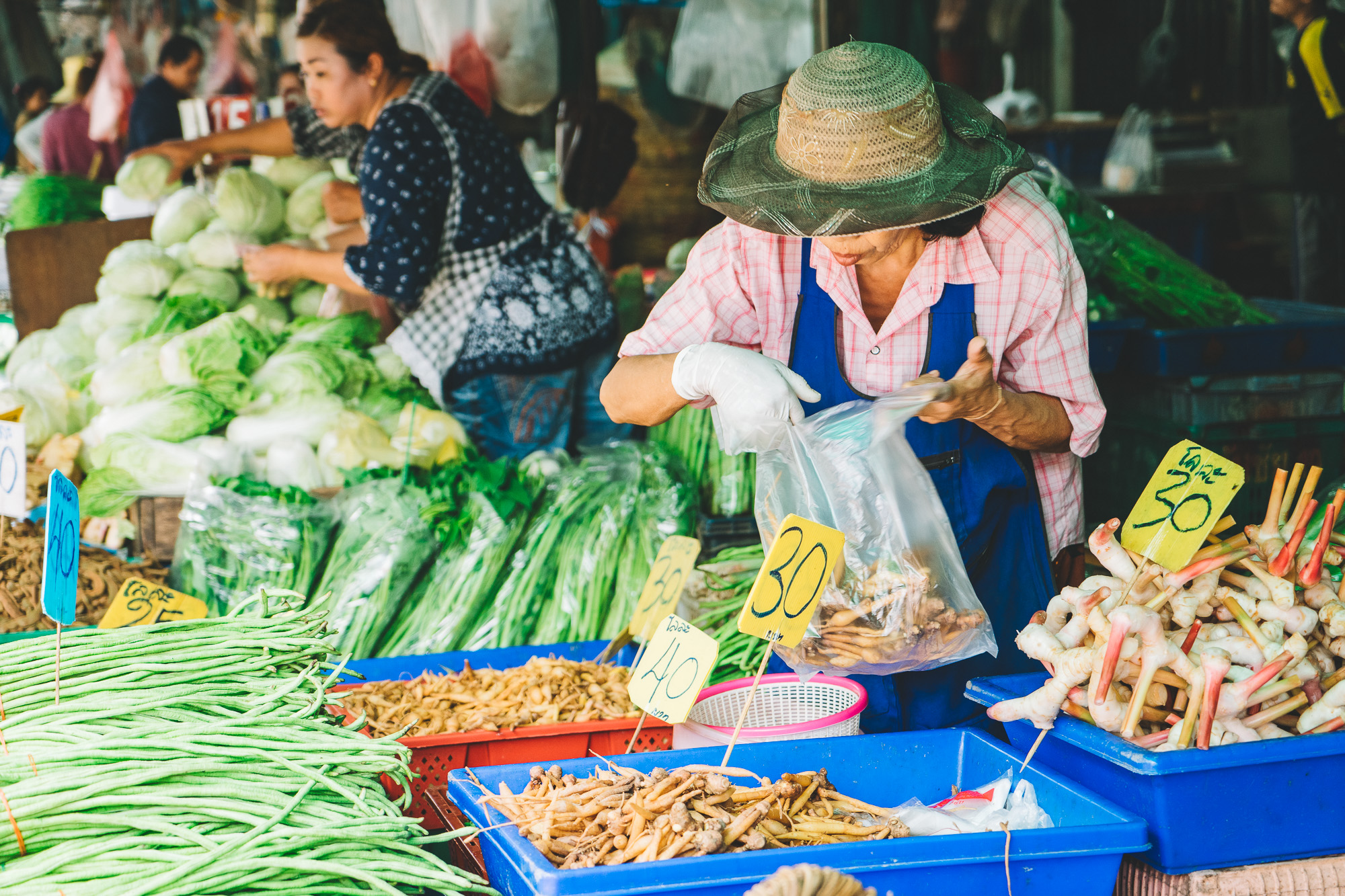 Khlong Toei Market Bangkok Thailand