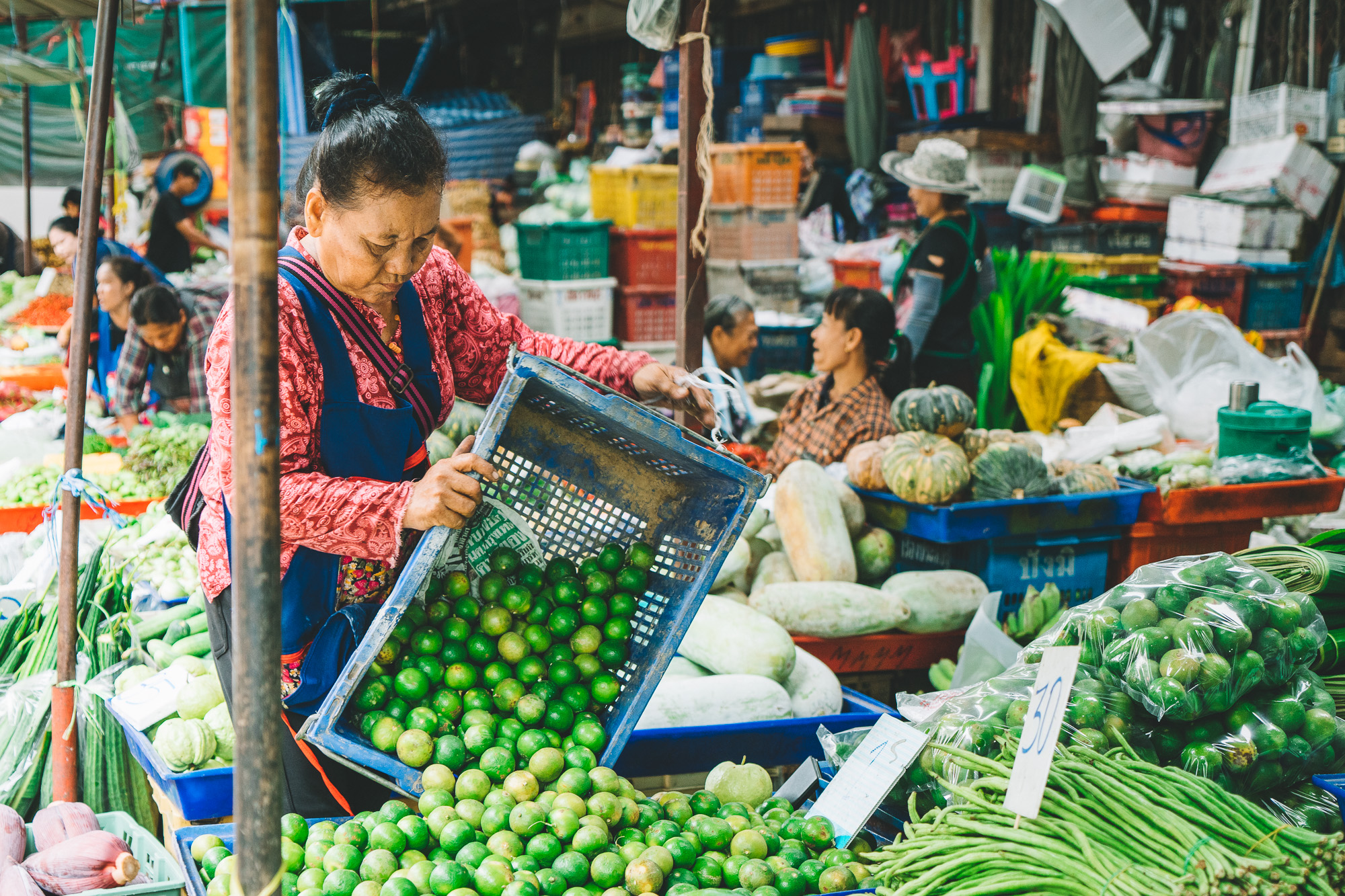 Khlong Toei Market Bangkok Thailand