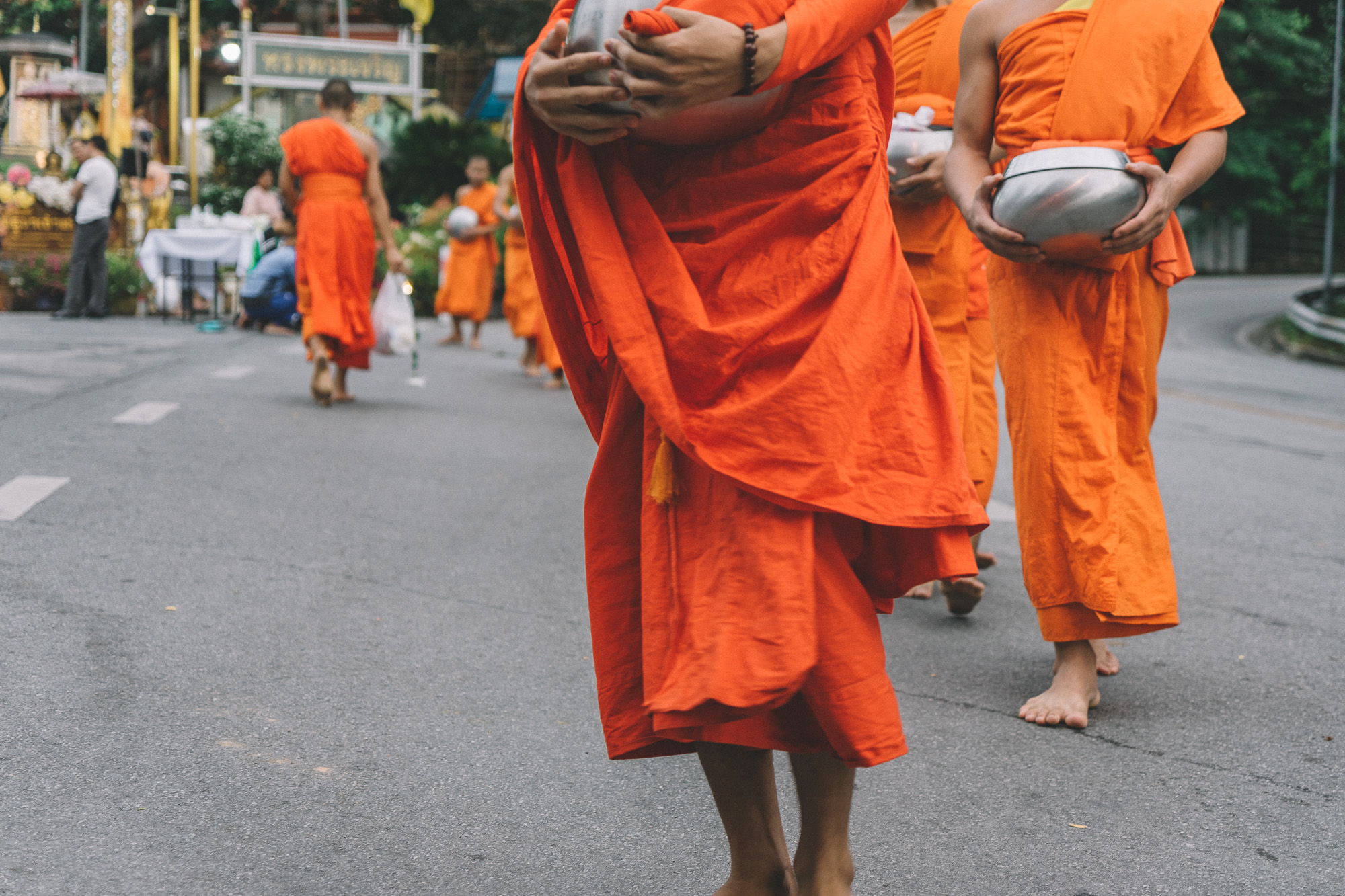 Tempeltour Chiang Mai - Opfergaben