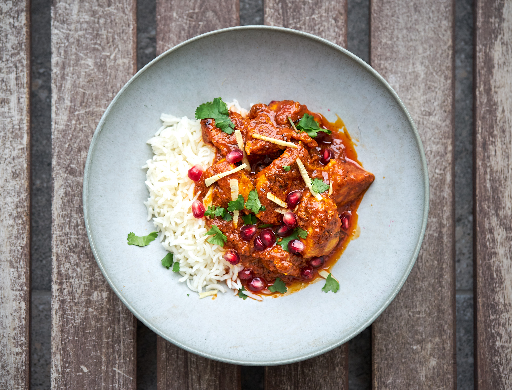 Tandoori Hähnchen in Makhani Sauce &amp;quot;Butter Chicken&amp;quot;